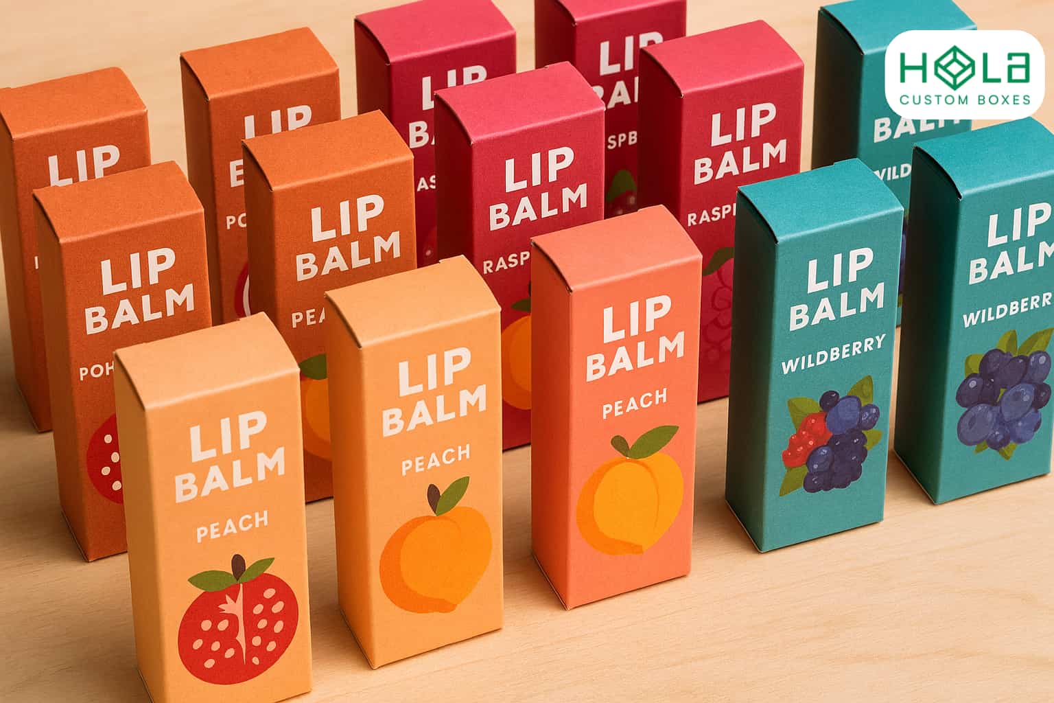 custom lip bam boxes